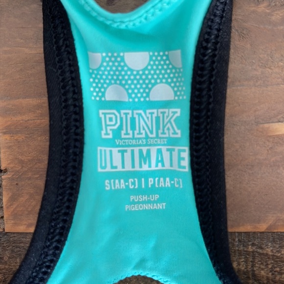 Women’s PINK Victoria’s Secret Push-Up Sports Bra Size Small (AA-C) - Picture 3 of 5